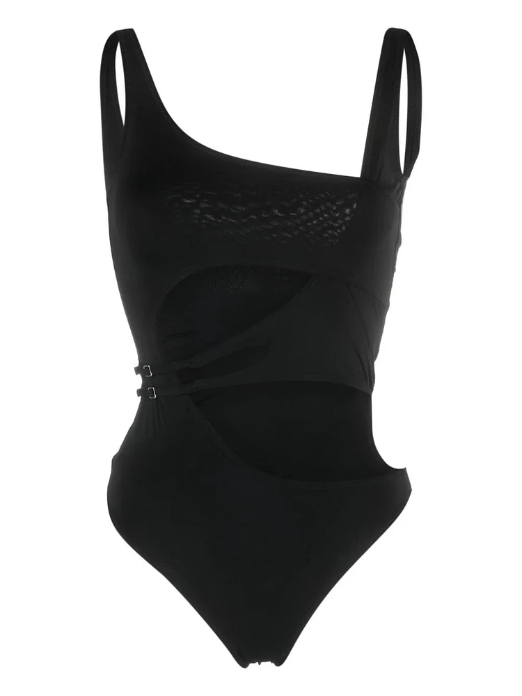 OFF-WHITE - Cut Out Swimsuit in Black