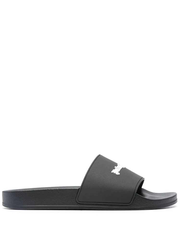 PALM ANGELS - Logo Slides in Black