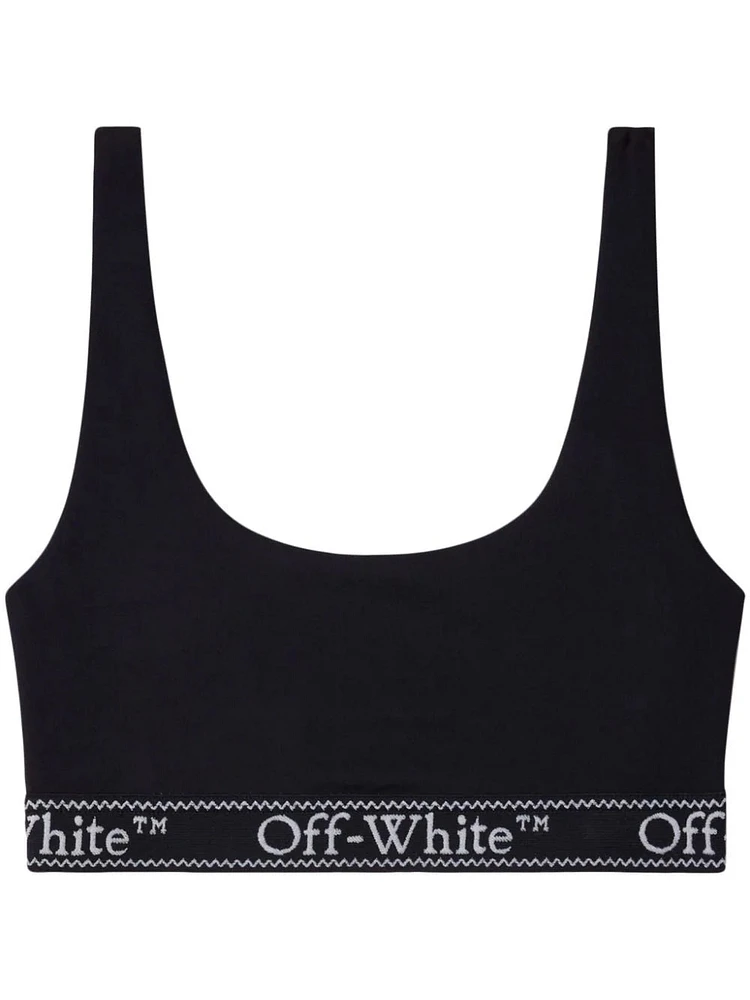 OFF-WHITE - Scoop Bra Top in Black