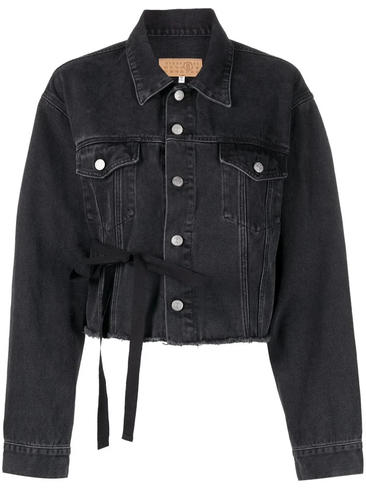 MM6 MAISON MARGIELA - Denim Jacket in Washed Black
