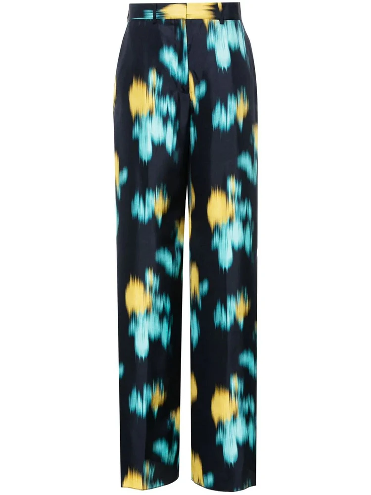 LANVIN - Abstract Print Trousers