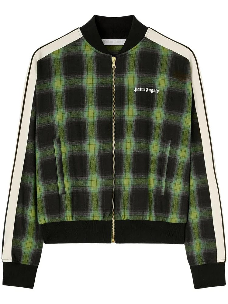 PALM ANGELS - Plaid Bomber Jacket