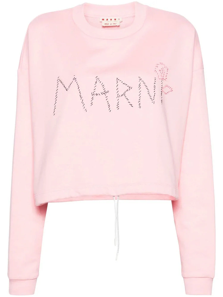 MARNI - Logo Sweatshirt in Pink