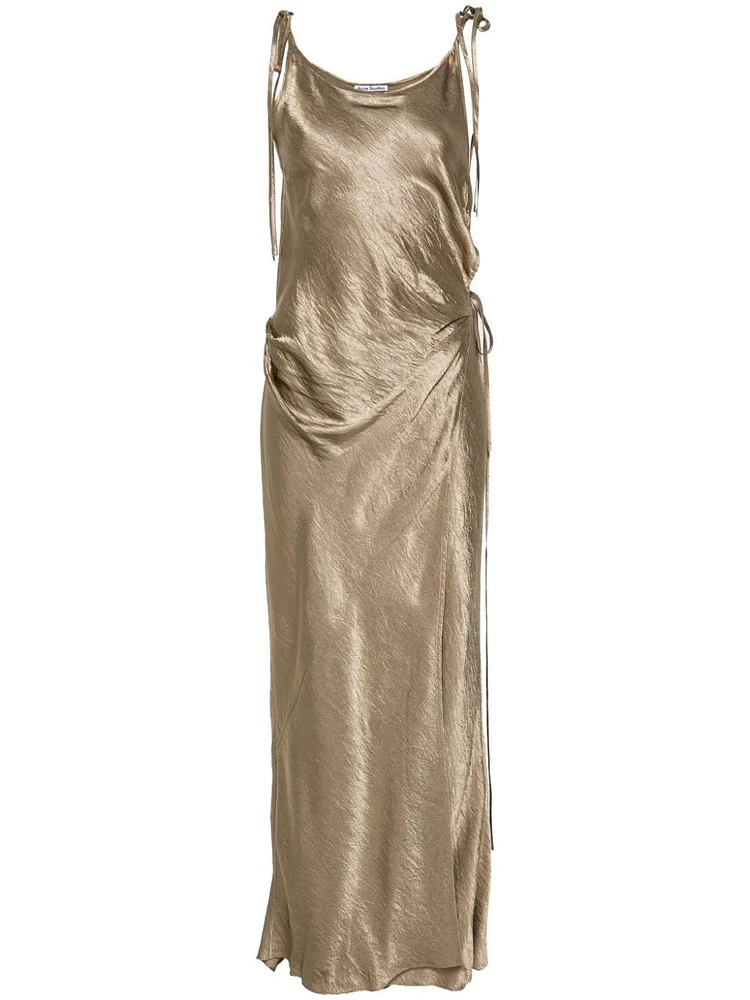 ACNE STUDIOS - Crinkled Satin Dress