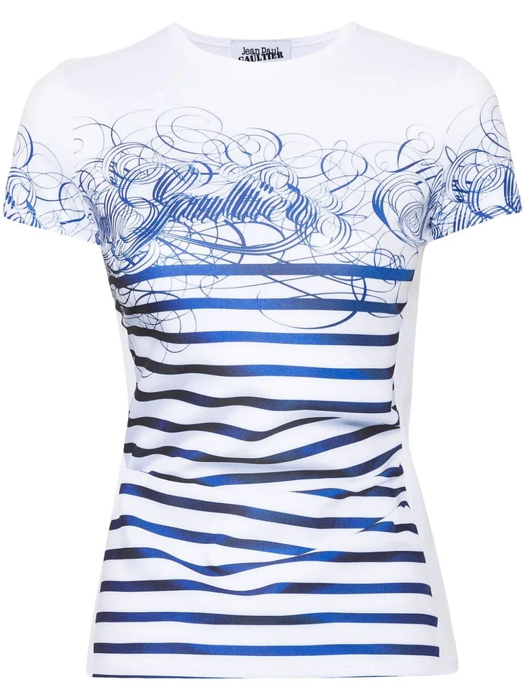 JEAN PAUL GAULTIER - Trompe L'Oeil Print T-Shirt