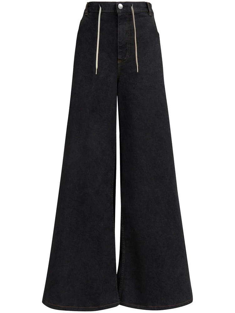 MARNI - High Rise Wide Leg Jeans