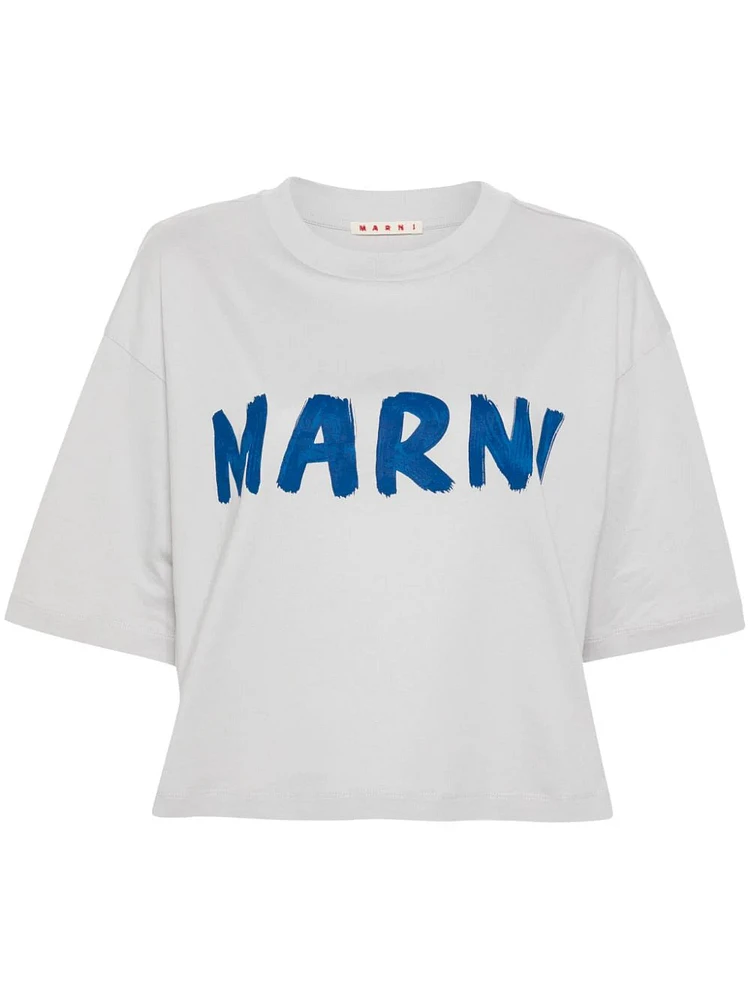 MARNI - Logo Cropped Tee