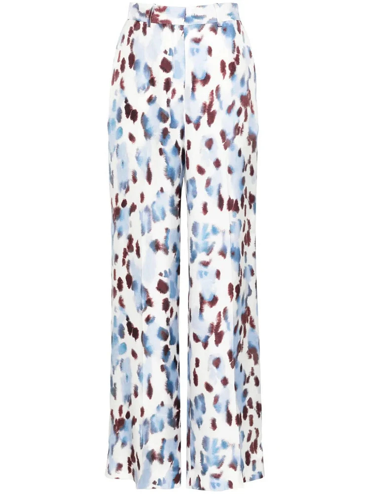 LANVIN - Printed Trousers