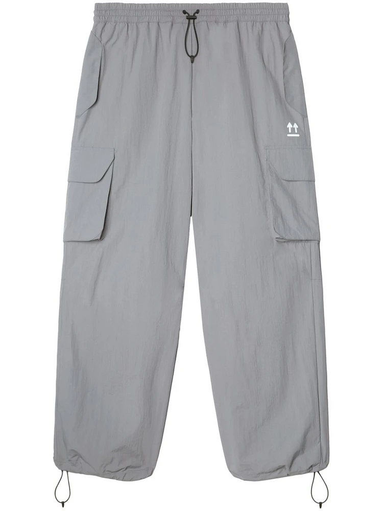 OFF-WHITE - Logo Parachute Pants
