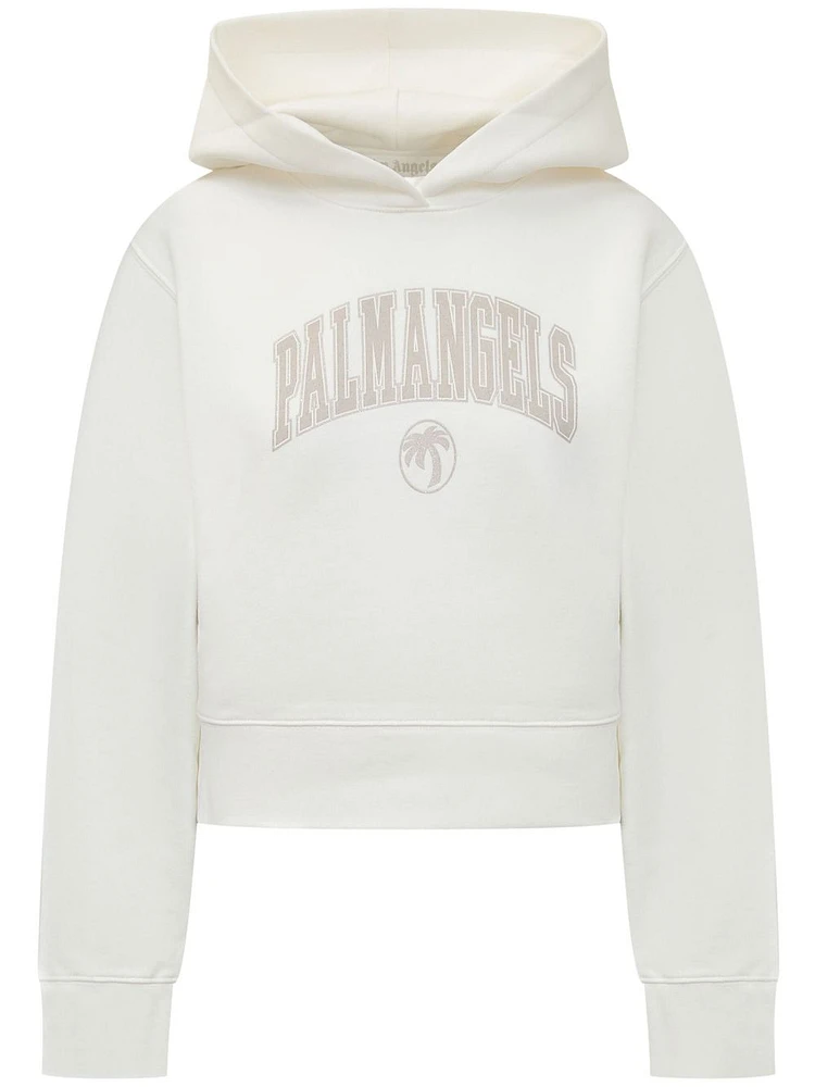 Palm ANGELS - White College Hoodie