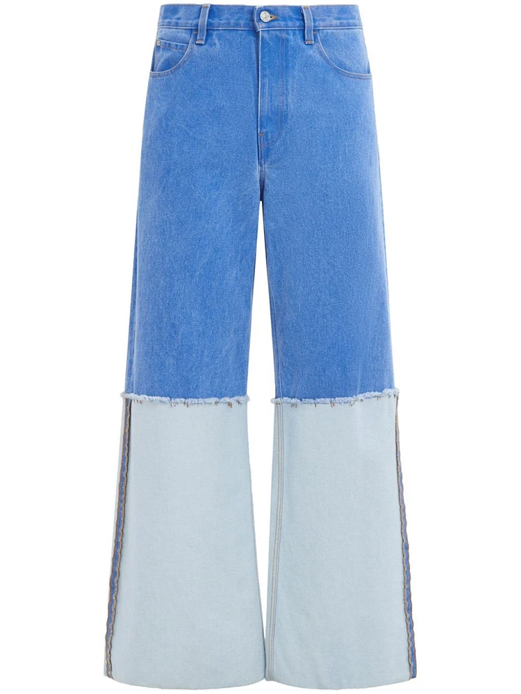 MARNI - Turn Up Hem Blue Jeans