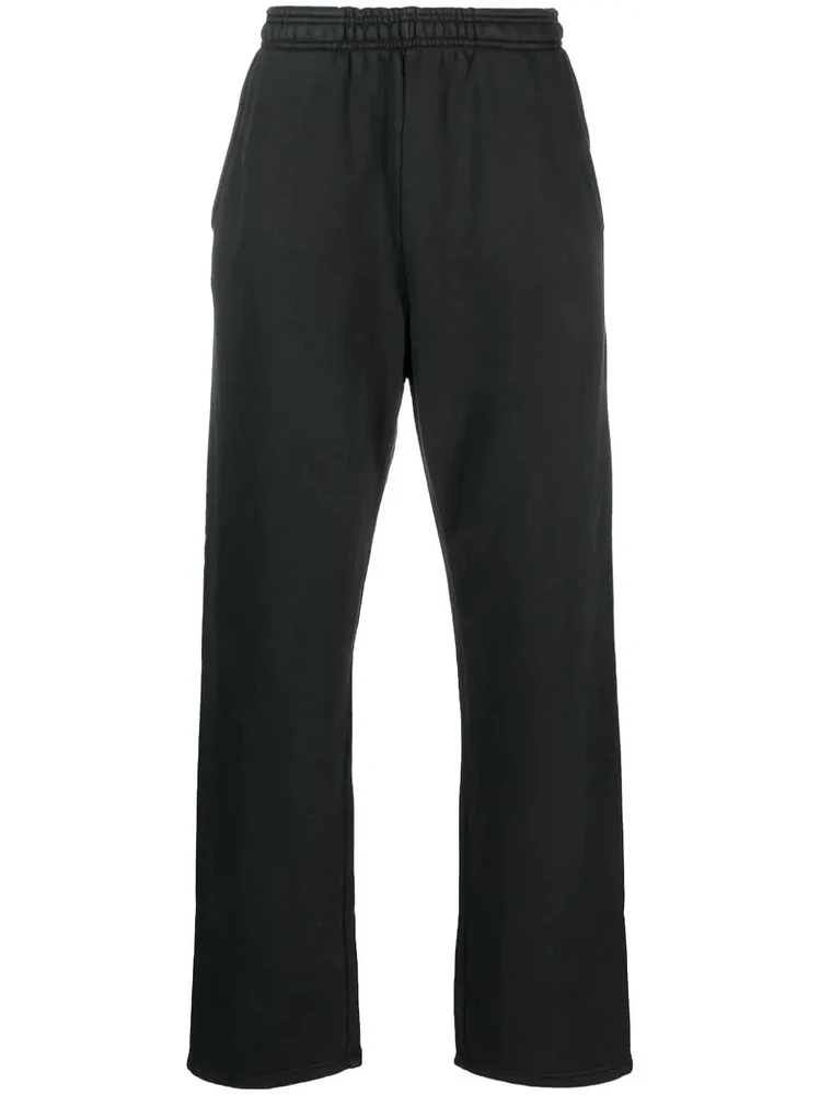 ENTIRE STUDIOS - Straight Leg Sweatpants in Washed Black