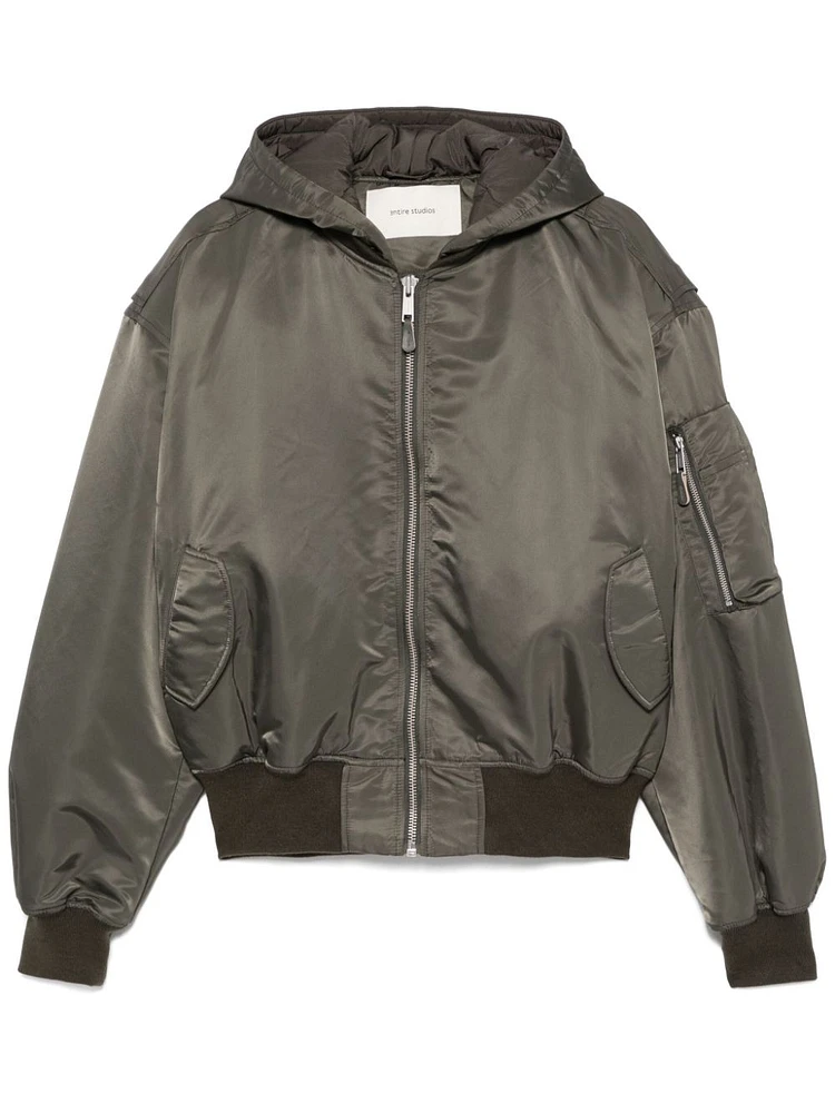 ENTIRE STUDIOS - Broad Bomber Jacket in Jade