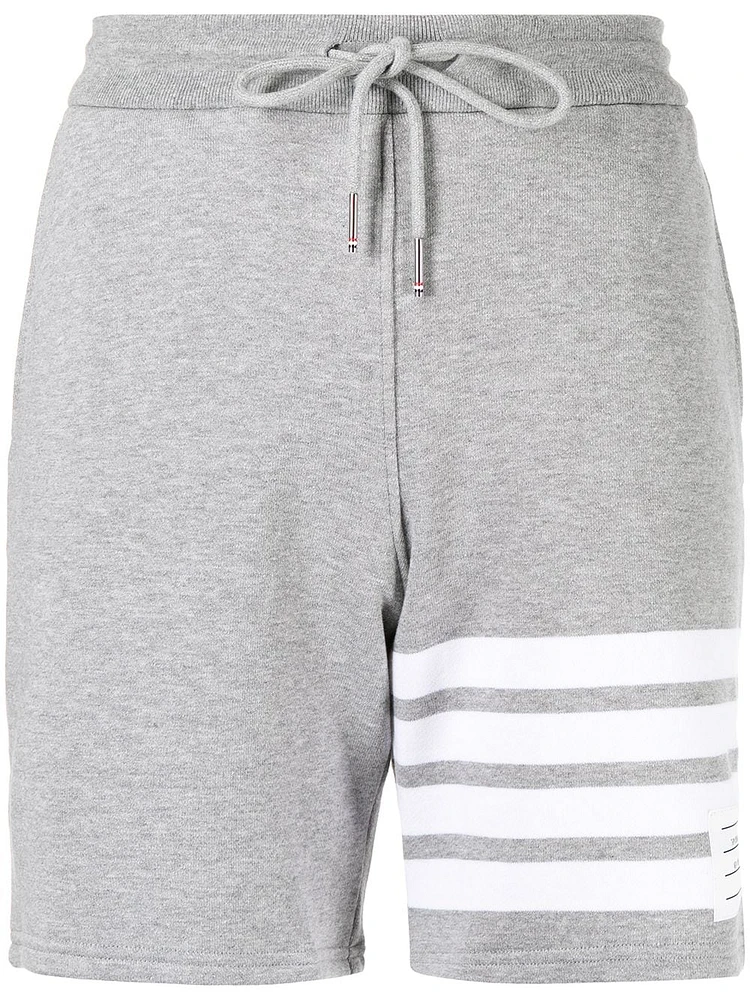 THOM BROWNE- 4-Bar Shorts in Grey