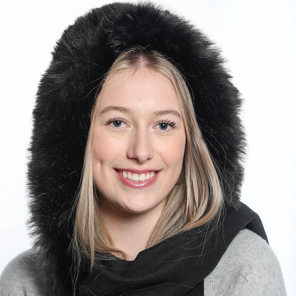 Capuchon en polar et fourrure écologique