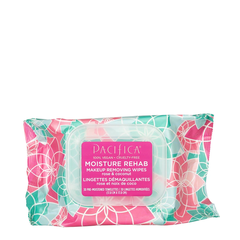 PACIFICA MOISTURE REHAB MAKEUP REMOVING WIPES