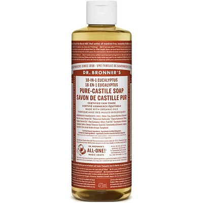 DR. BRONNER'S PURE-CASTILE LIQUID SOAP EUCALYPTUS 473ML