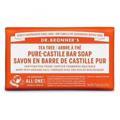 DR. BRONNER'S PURE-CASTILE BAR SOAP TEA TREE