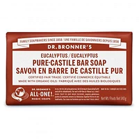 DR. BRONNER'S PURE-CASTILE BAR SOAP EUCALYPTUS