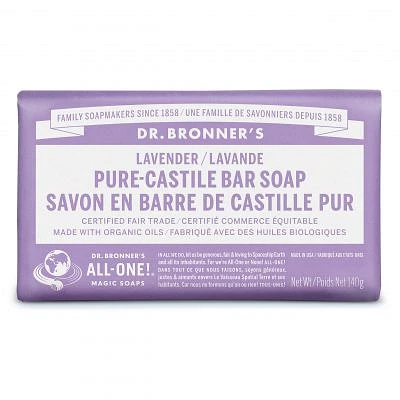 DR. BRONNER'S PURE-CASTILE BAR SOAP LAVENDER