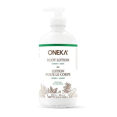 ONEKA BODY LOTION CEDAR SAGE 475ML