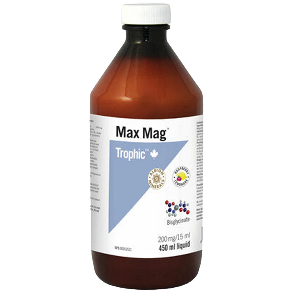 TROPHIC MAGNESIUM MAX MAG LIQUIDE LIMONADE FRAMBOISE