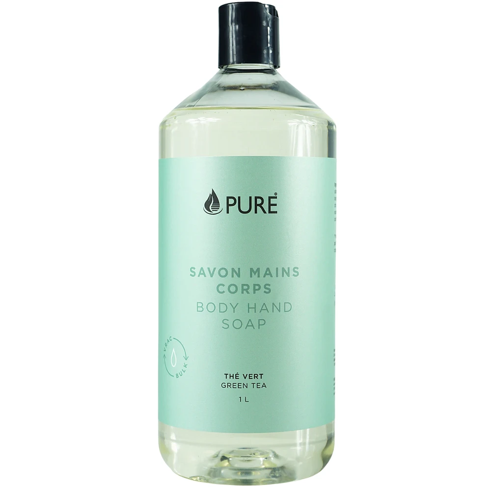 PURE HAND SOAP BODY GREEN TEA 1L