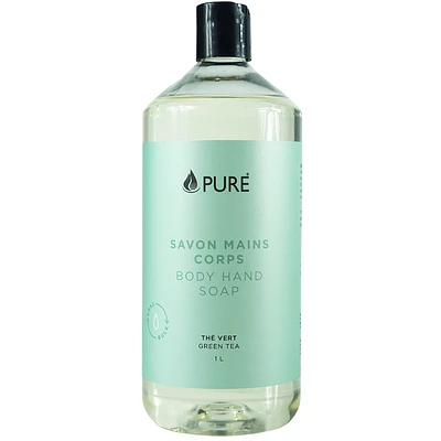 PURE HAND SOAP BODY GREEN TEA 1L