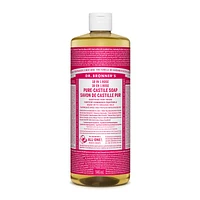 DR. BRONNER'S PURE-CASTILE LIQUID SOAP ROSE 946ML