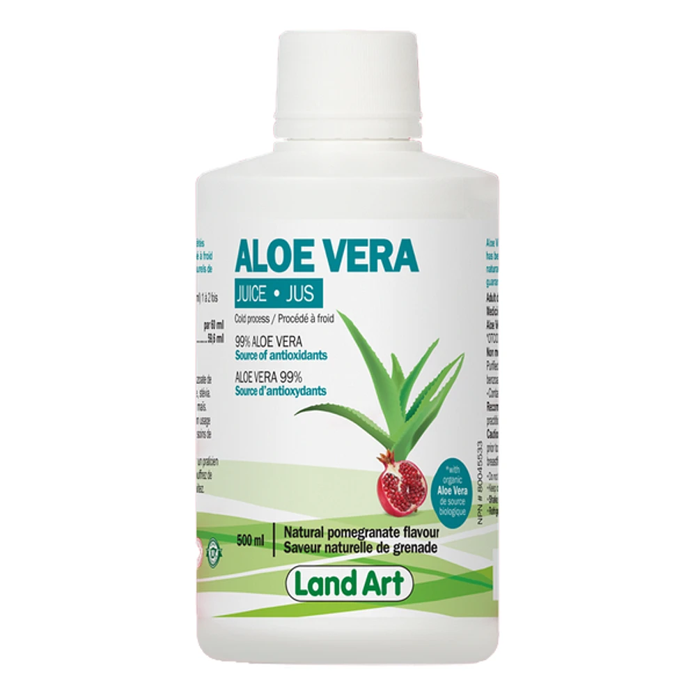 LAND ART ALOE VERA JUICE DRINKABLE POMEGRANATE