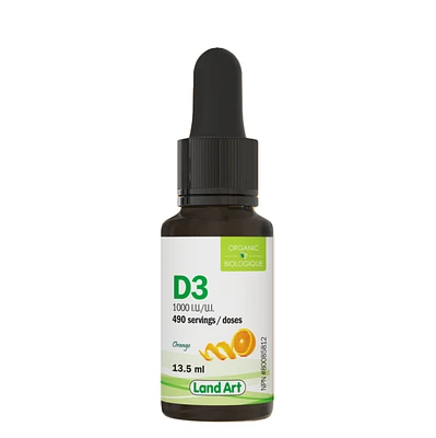 LAND ART VITAMIN D3 ORANGE