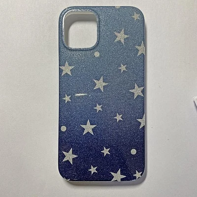 iPhone 12 Mini Glitter Flower & Star TPU