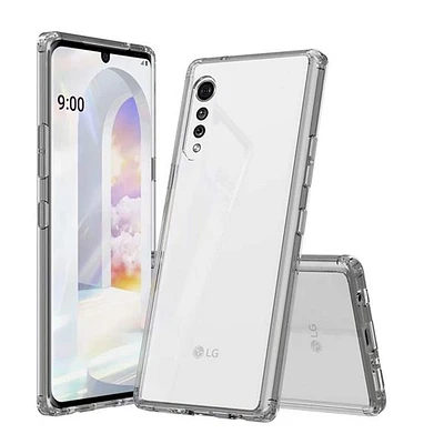 LG Velvet Clear Hybrid Case