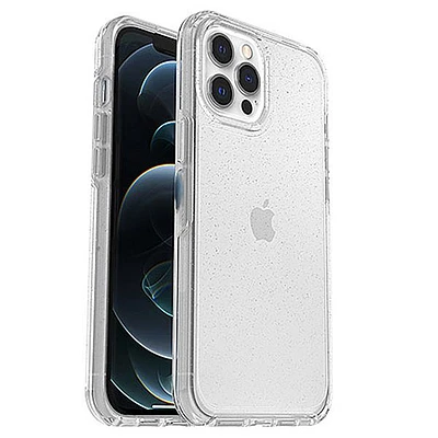 iPhone 12 Pro Max Silver Flake Clear Sym Case