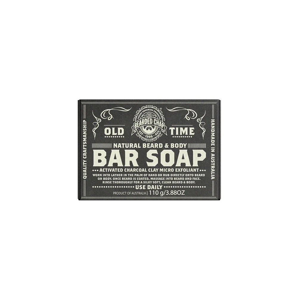 Activated Charcoal & Clay Beard & Body Bar Soap