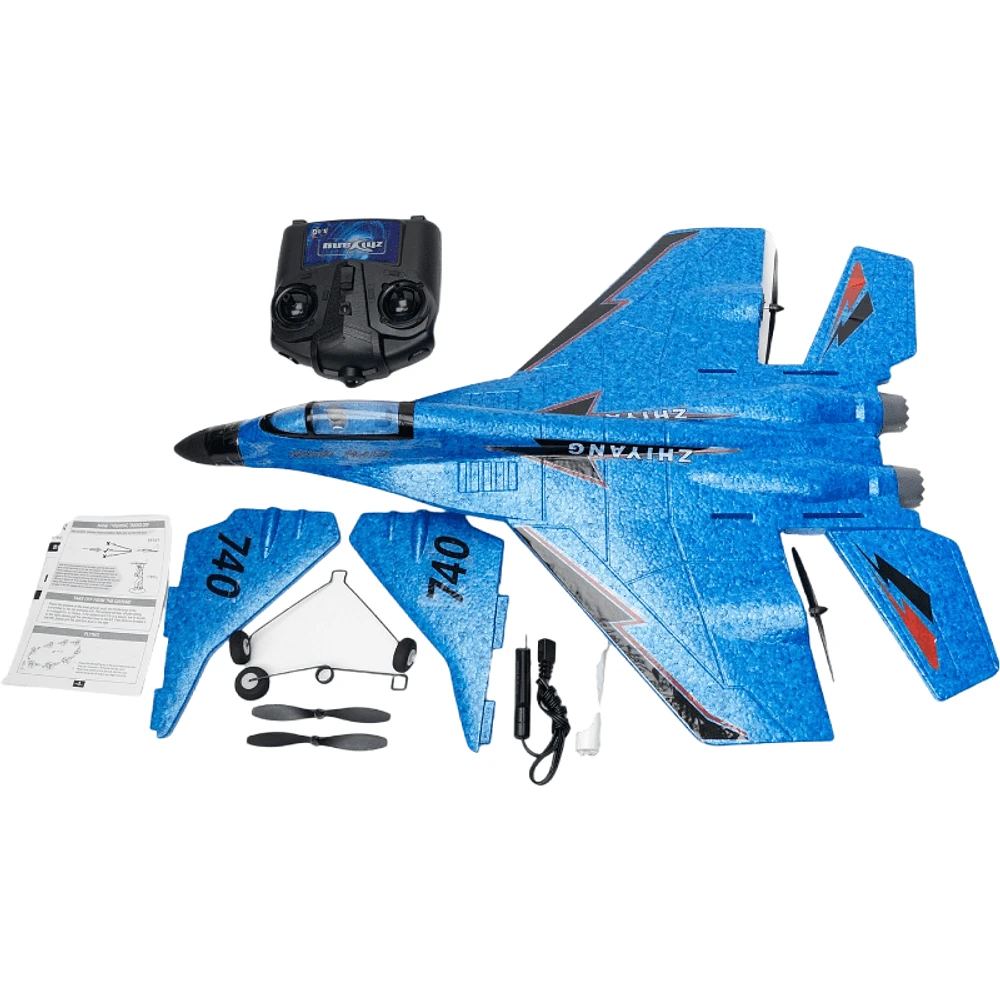 TopWinger: 2.4G Remote Control Fighter Jet with Extra Battery