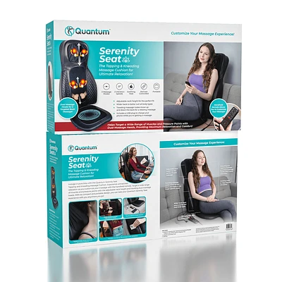 Quantum Serenity Seat | Tapping & Kneading Massage Cushion