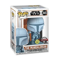 Funko Pop! Star Wars: The Mandalorian Hologram Glow Figure