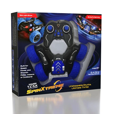 Tough Trax SPINXTREME Remote Control Spinning Stunt Car