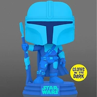 Funko Pop! Star Wars: The Mandalorian Hologram Glow Figure