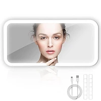 GlowVista: LED Car Vanity Mirror