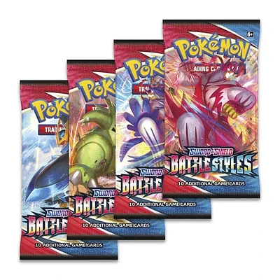 Pokémon TCG: Sword & Shield Battle Styles Booster (1 Assorted Pack of 10 Cards)