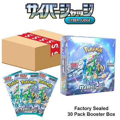 Pokémon TCG Japan: Scarlet & Violet Cyber Judge Factory Sealed Booster Box (30 Packs)