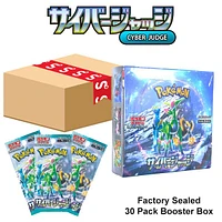 Pokémon TCG Japan: Scarlet & Violet Cyber Judge Factory Sealed Booster Box (30 Packs)
