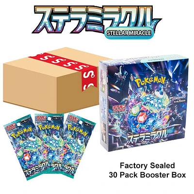 Pokémon TCG Japan: Scarlet & Violet Stellar Miracle Factory Sealed Booster Box (30 Packs)