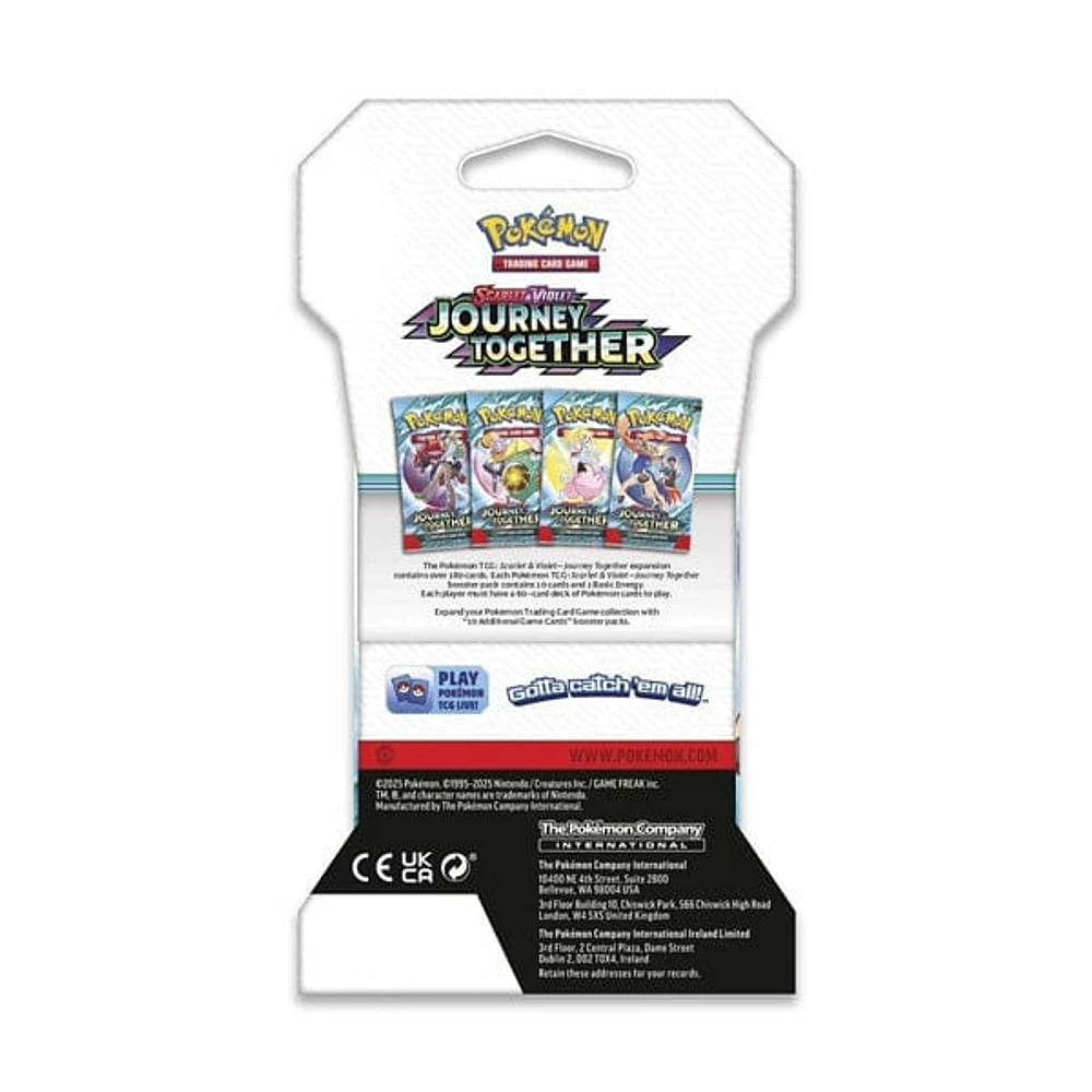Pokémon TCG: Scarlet & Violet Journey Together Sleeved Booster (1 Pack 10 Cards)
