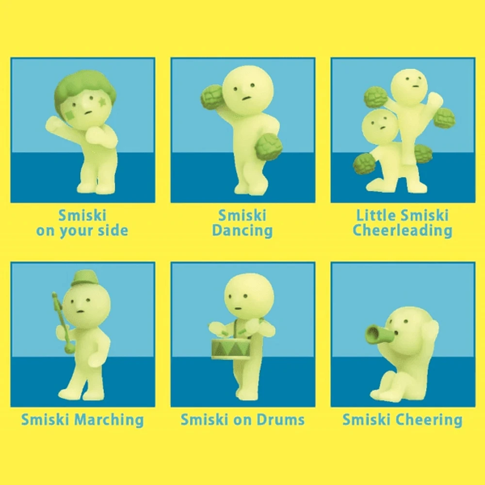 Smiski Cheer Series Collectible Glow in the Dark Figurine Blind Box (1pc)