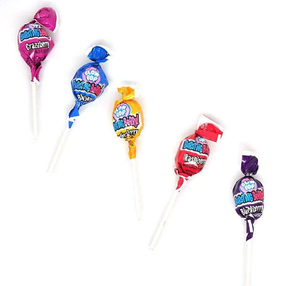 Charms Blow Pop Bubblegum Lollipop Bursting Berry (1pc) Flavor Ships Assorted