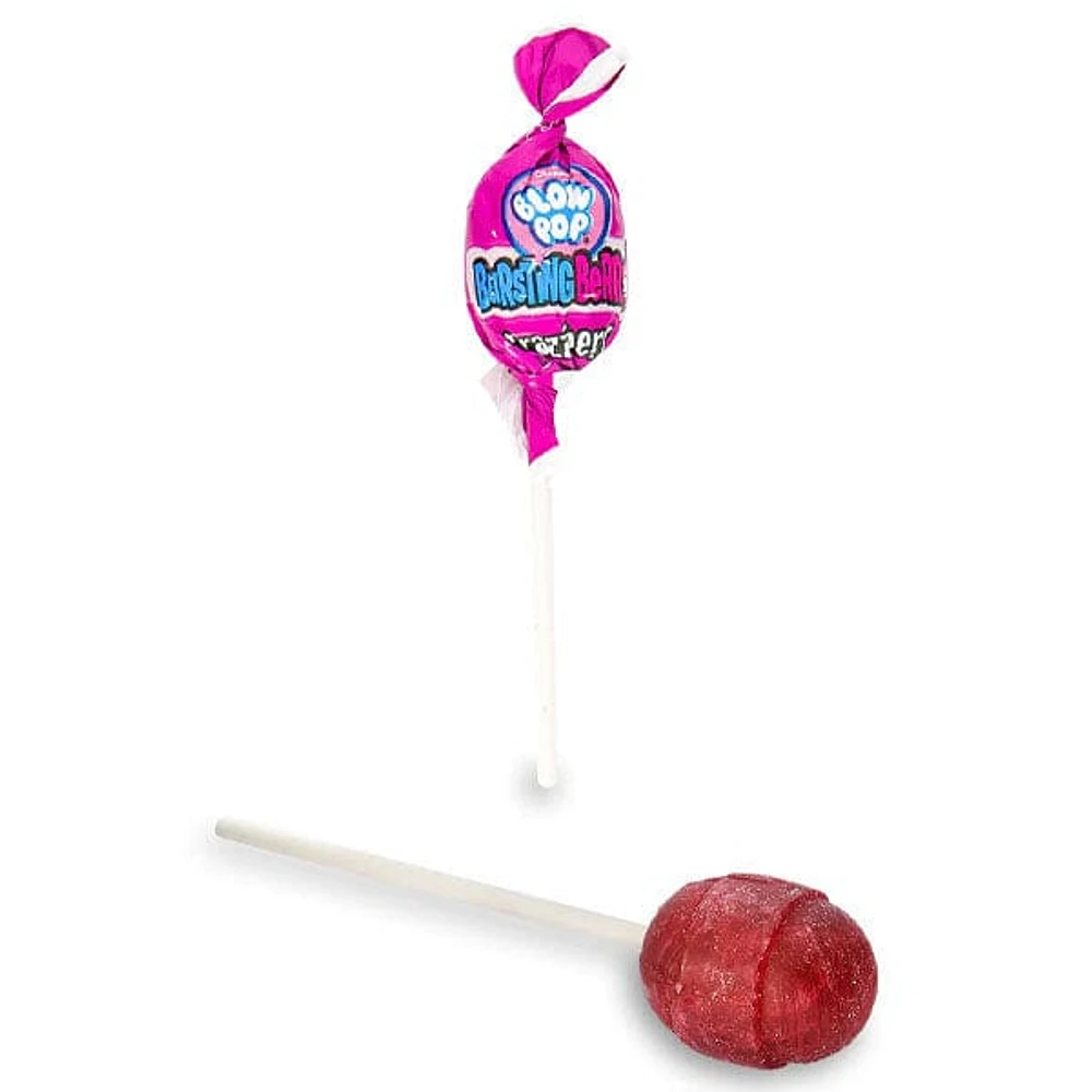 Charms Blow Pop Bubblegum Lollipop Bursting Berry (1pc) Flavor Ships Assorted