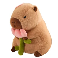 Capybara 9" Kawaii Flower Plush Toy